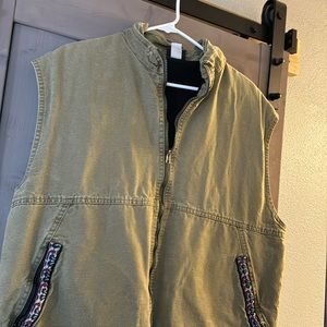 Kavu retro flannel lined vest